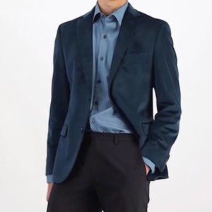 Alfani Men's Slim-Fit Solid Velvet Sport Coat 46R